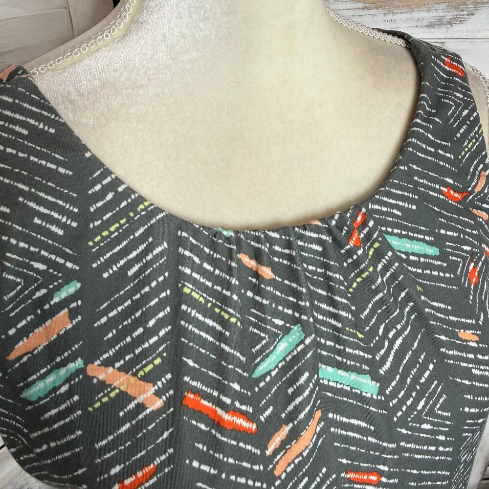 PRANA Women's XL Skypath Tank Dress Back Cut Out Knee Length Outdoor Grey - Picture 8 of 16